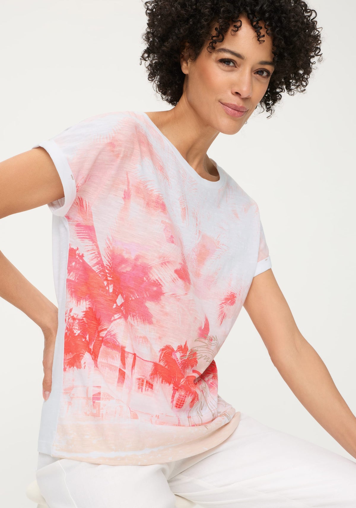 Panneaux Print T-Shirt