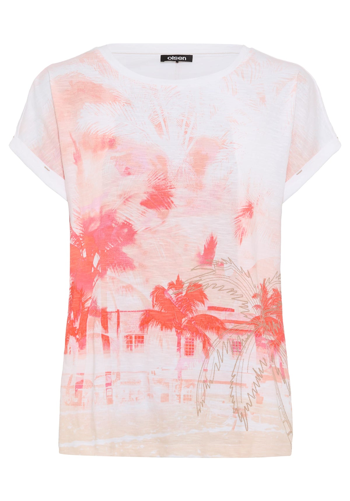 Panneaux Print T-Shirt