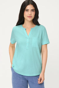 Solid Henley T-Shirt