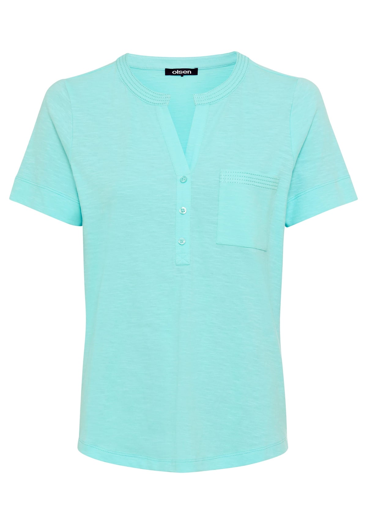 Solid Henley T-Shirt