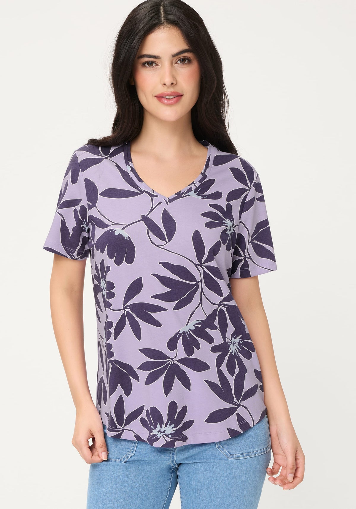 Magnolia Print T-Shirt