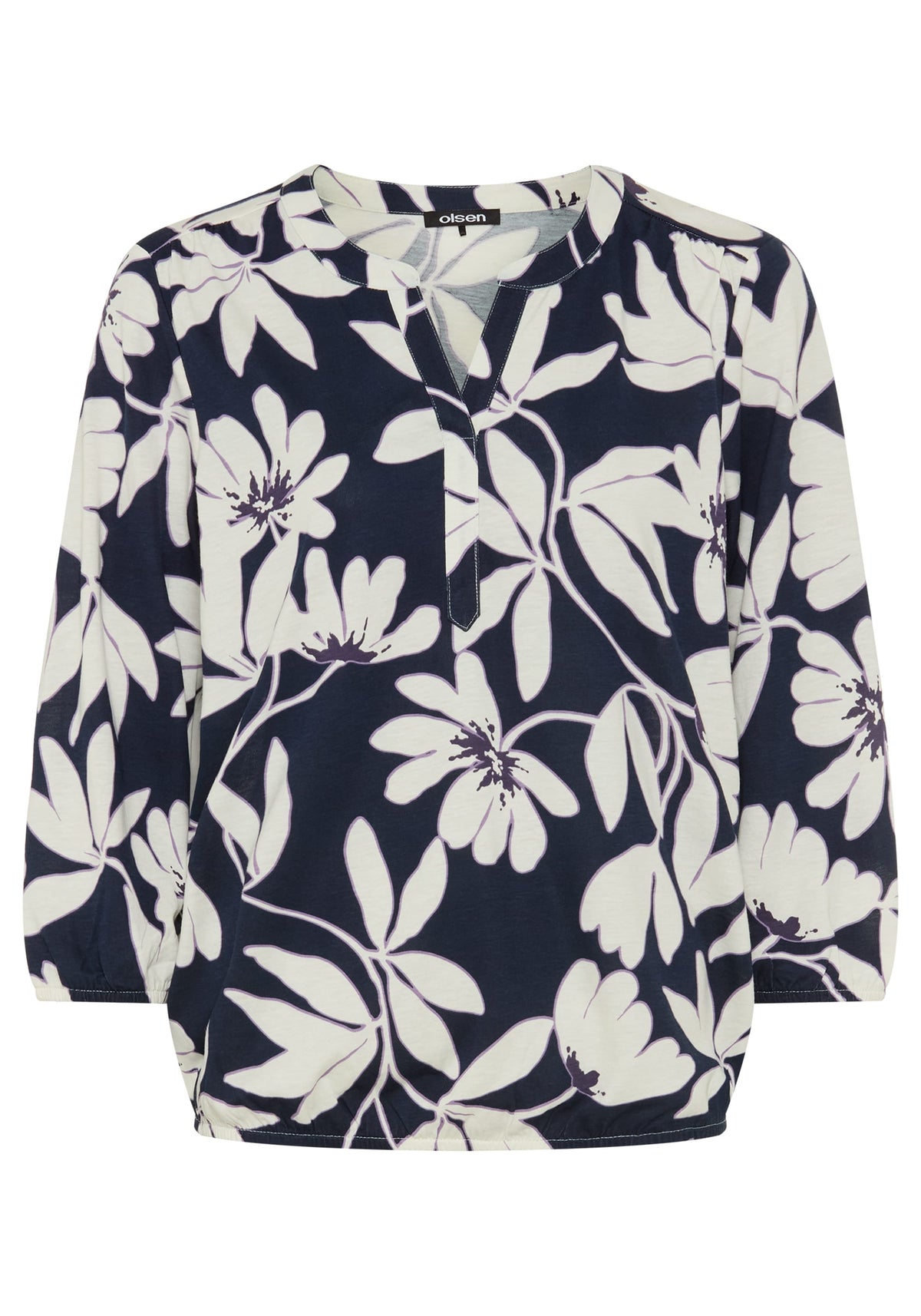 Magnolia Print Tunic T-Shirt