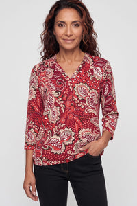 T-shirt à motif Paisley