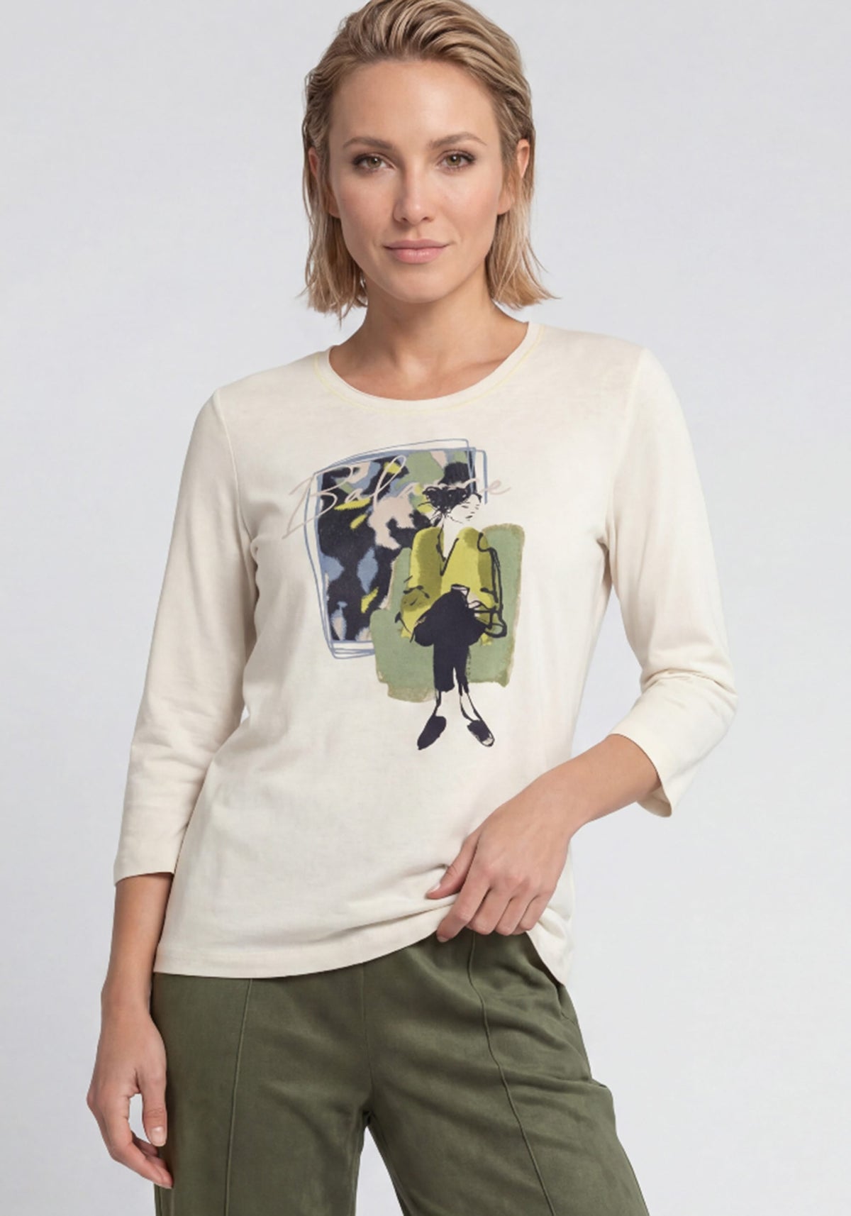 Placement Print T-Shirt
