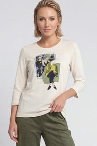 T-Shirt à imprimé placement