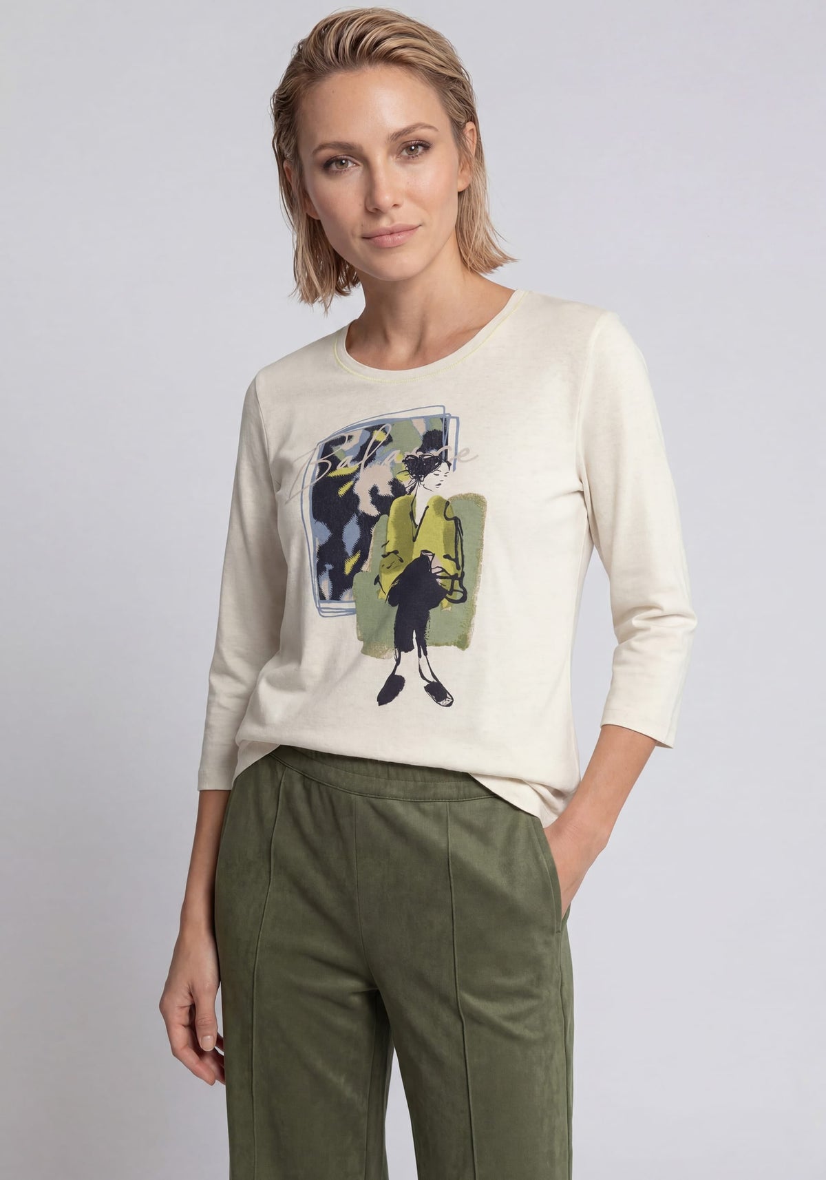 Placement Print T-Shirt