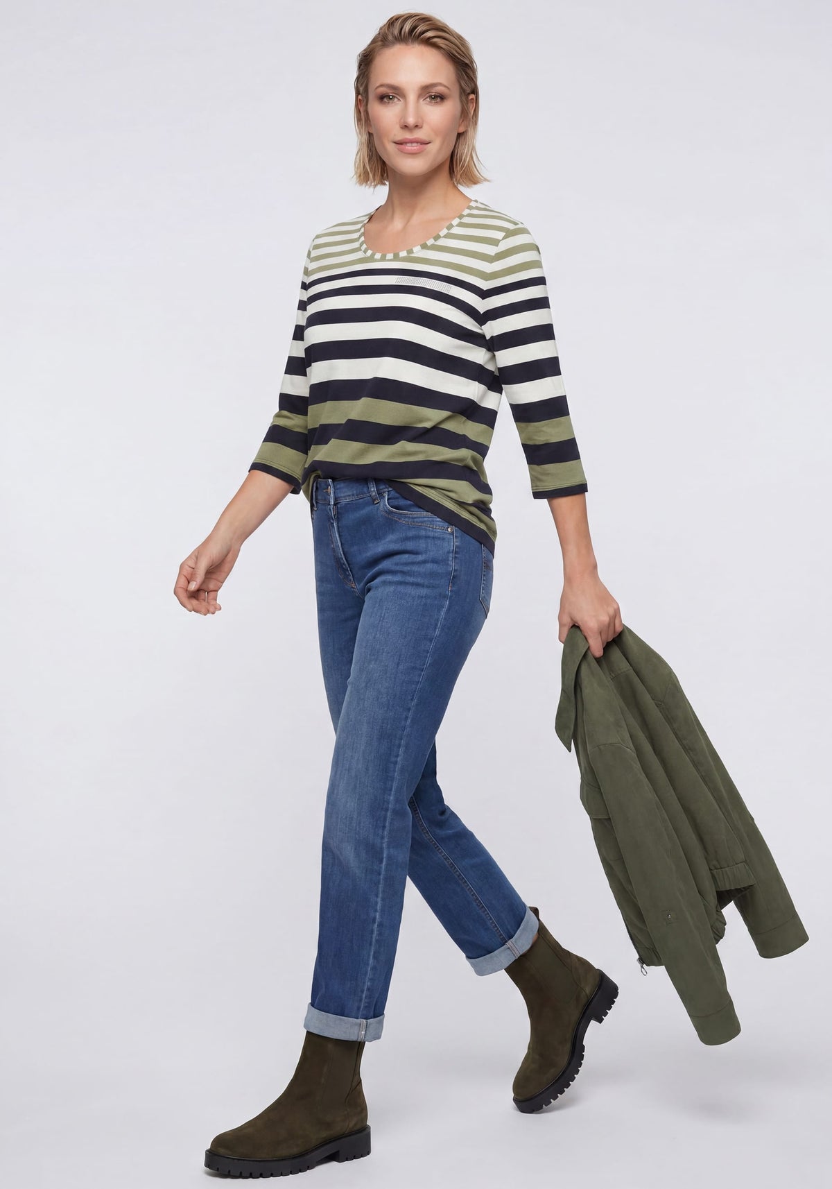 Embellished Stripe T-Shirt