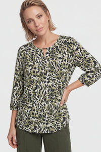 T-shirt « Peekaboo » à imprimé animalier moderne