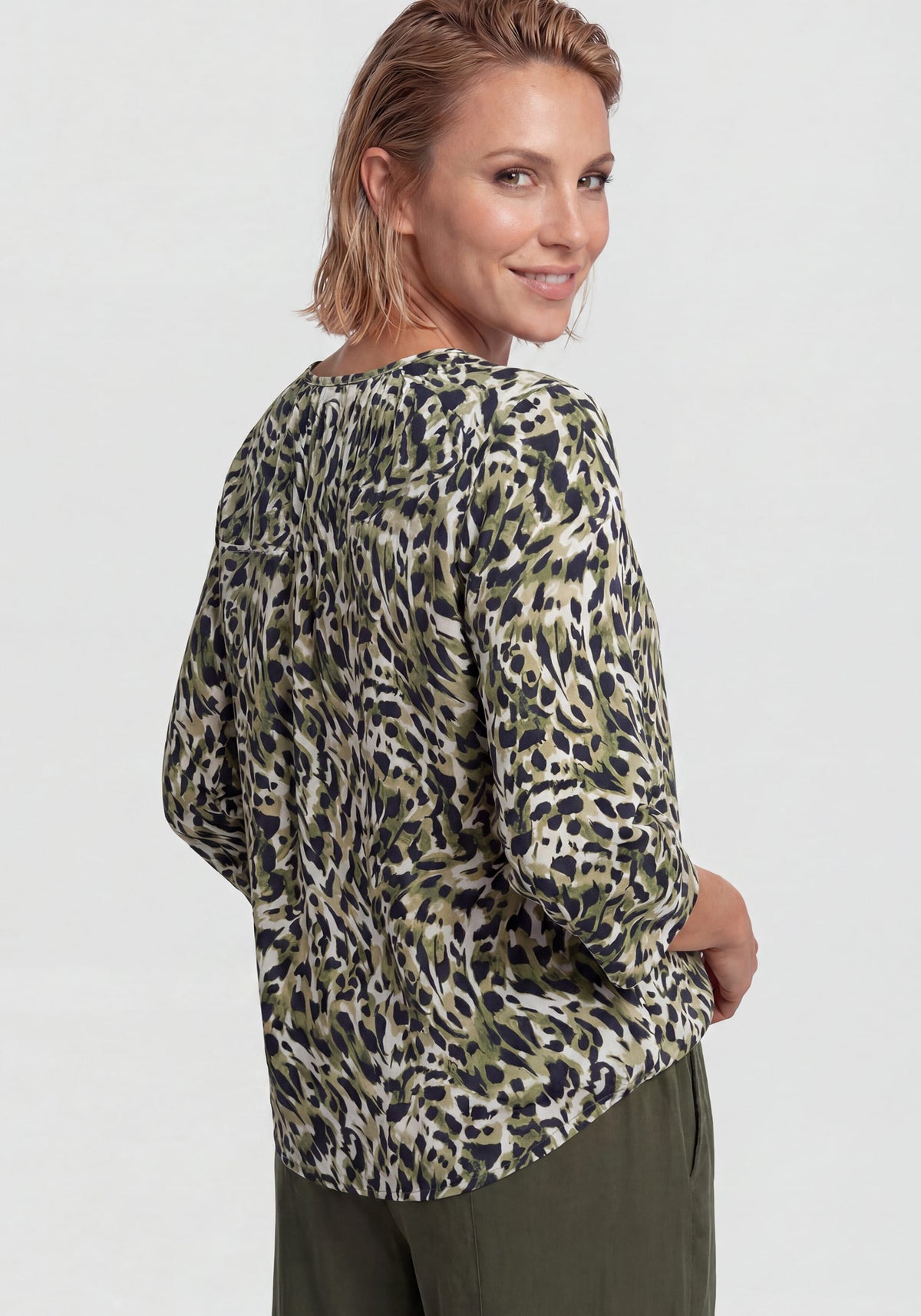 Peekaboo Modern Animal Print T-Shirt