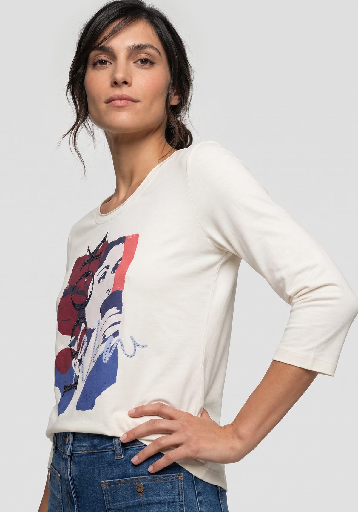 T-shirt imprimé avec motif