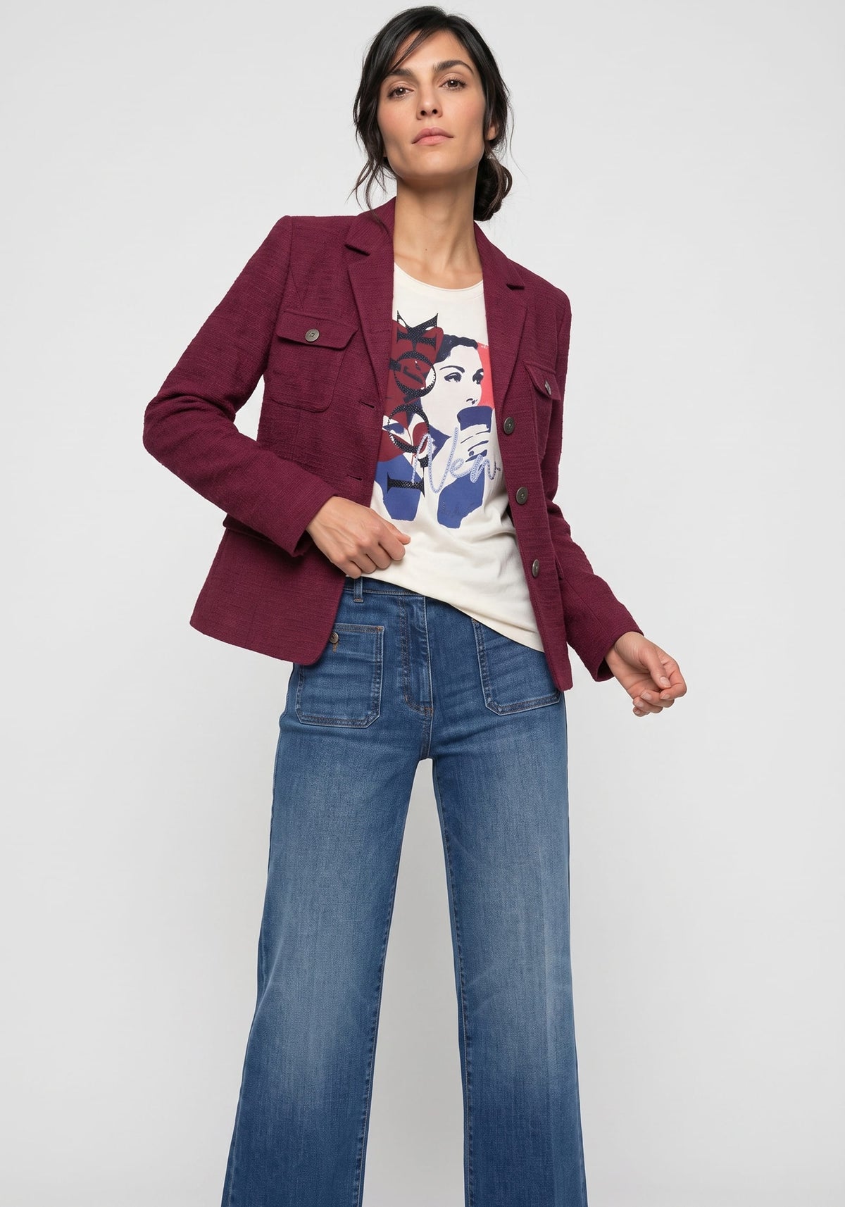 T-shirt imprimé avec motif