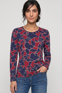 Abstract Floral T-Shirt