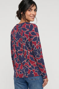 Abstract Floral T-Shirt