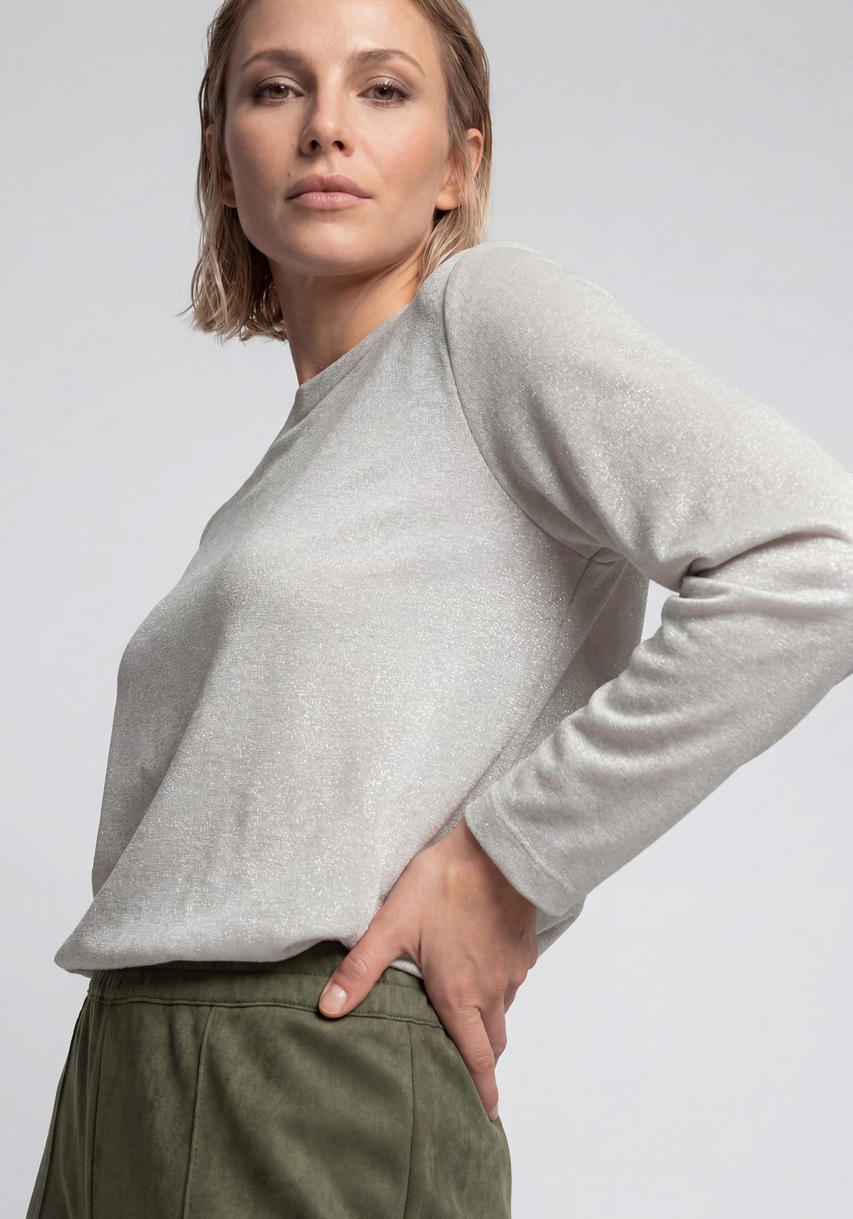 Sparkle Knit T-Shirt