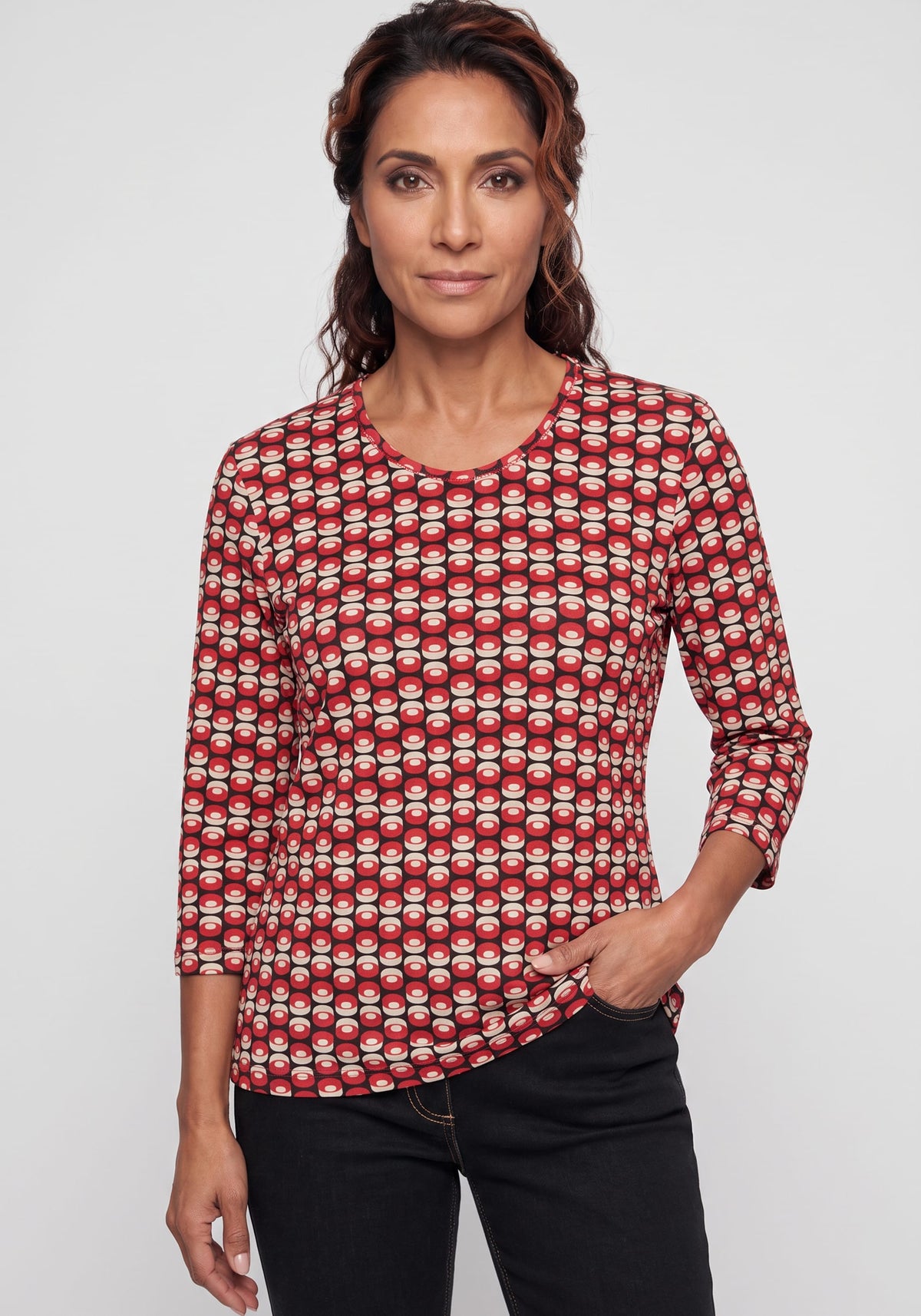 T-Shirt imprimé géo