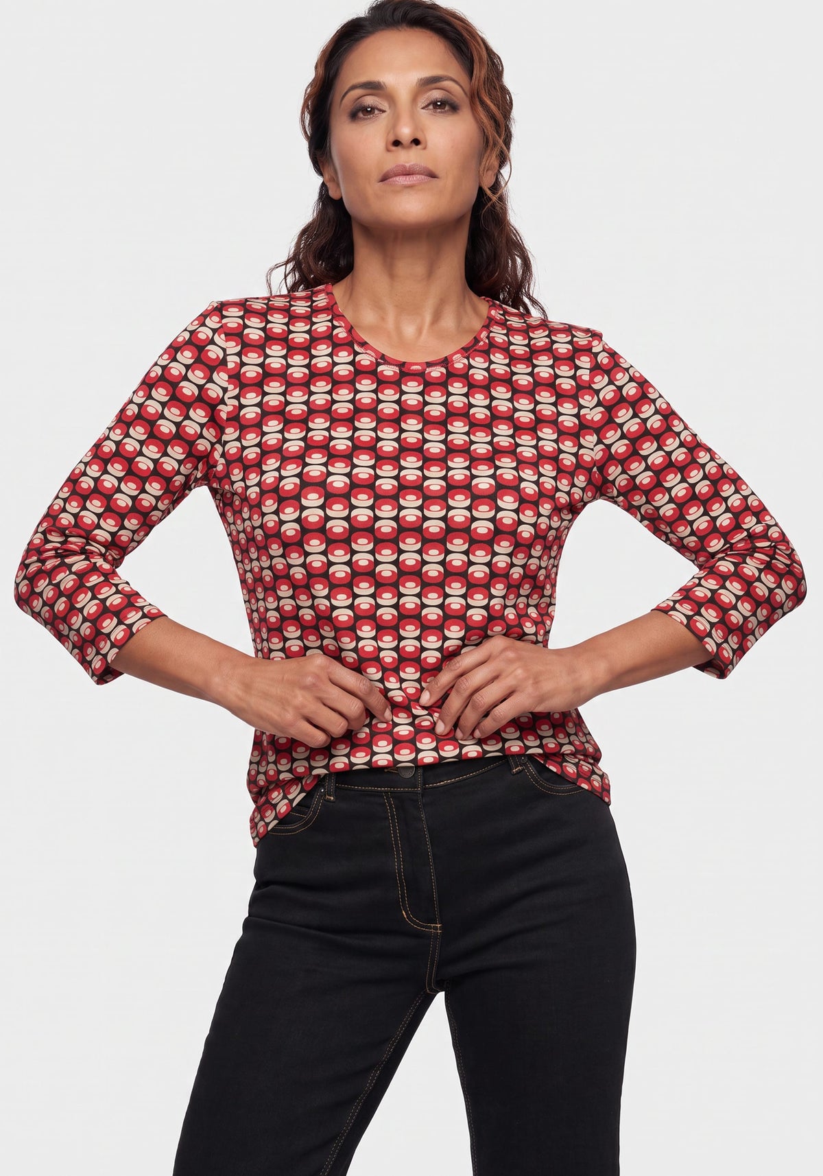 T-Shirt imprimé géo