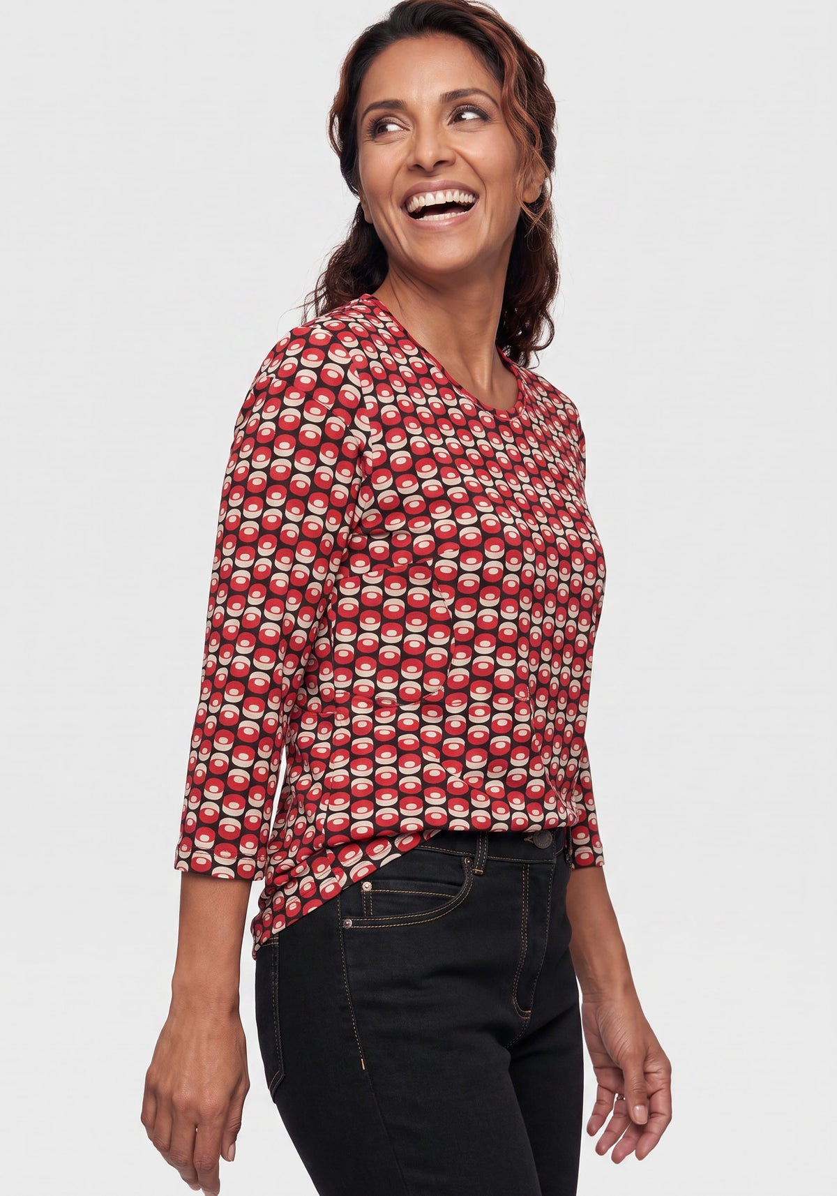 T-Shirt imprimé géo