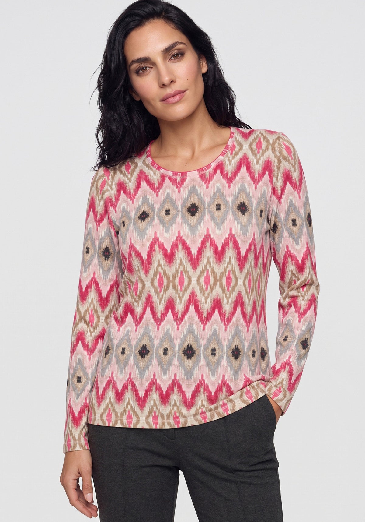 Ikat Print T-Shirt