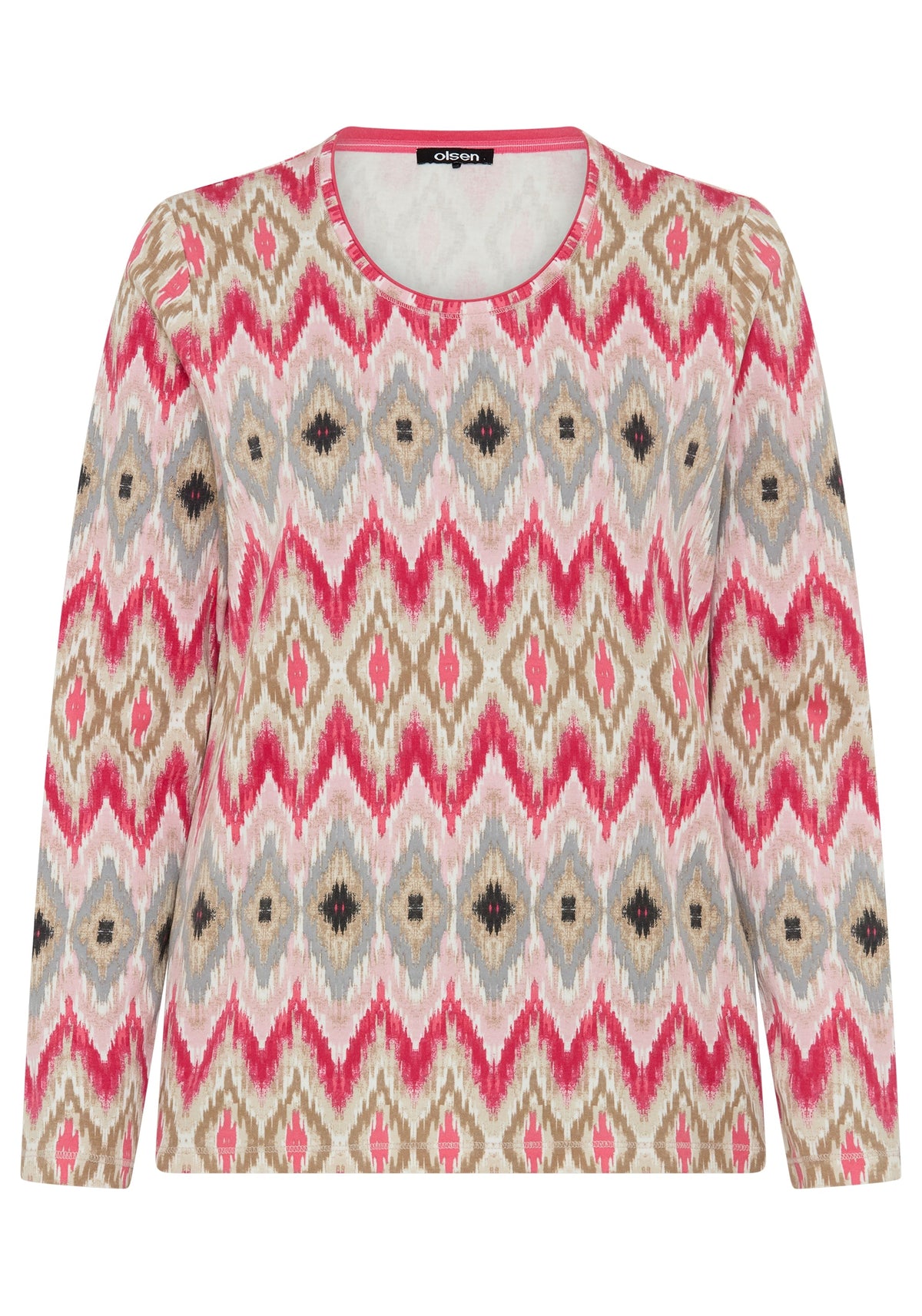 Ikat Print T-Shirt