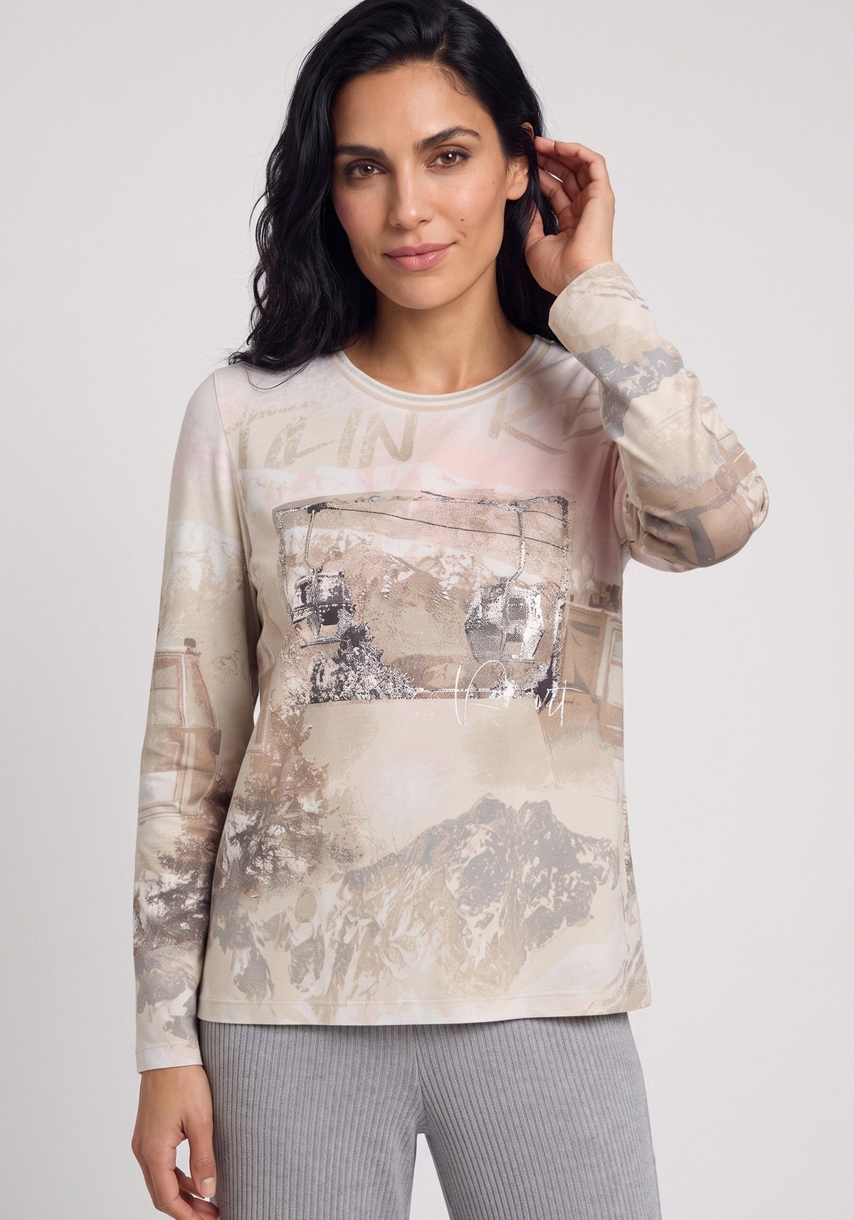 Placement Print T-Shirt