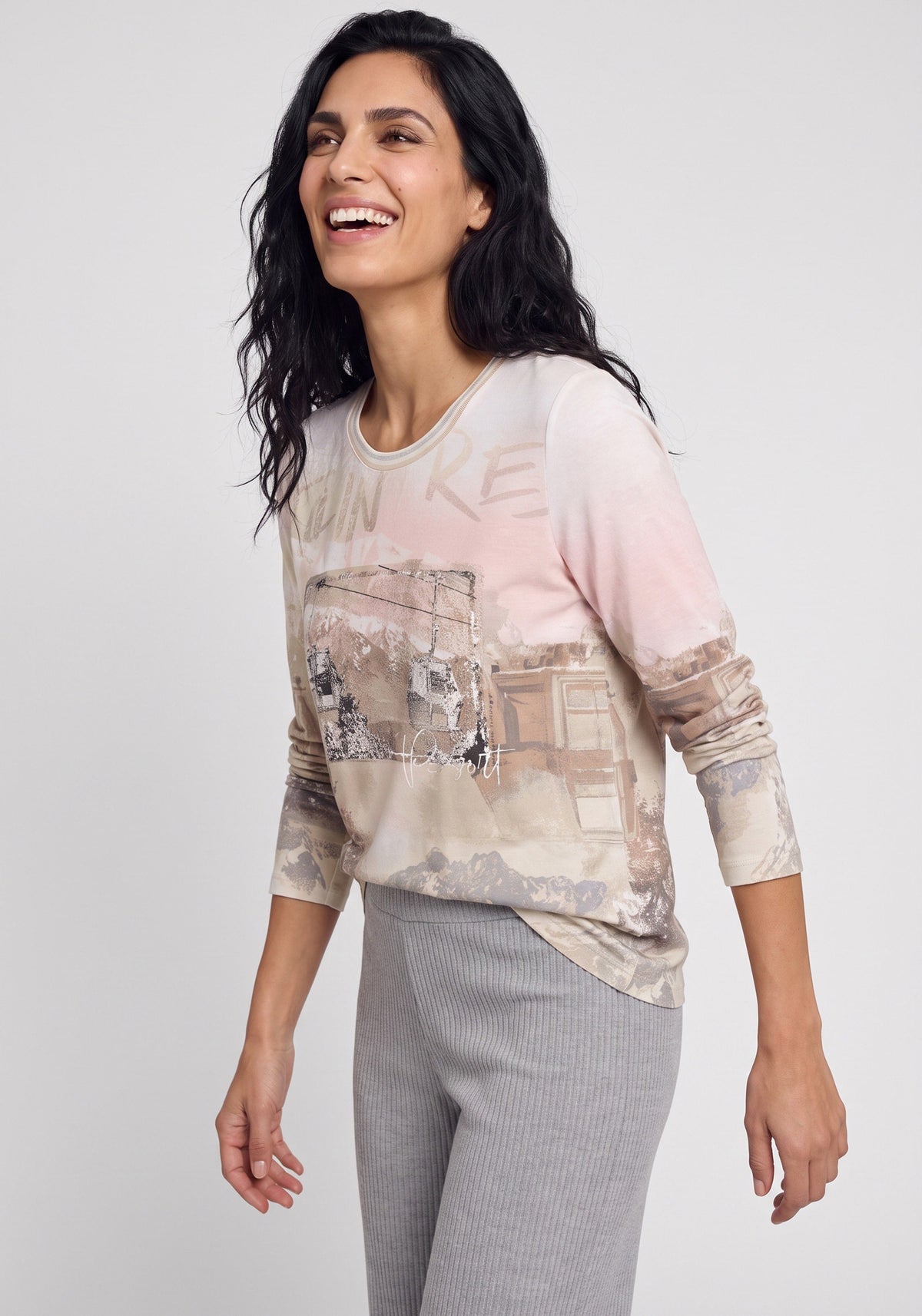 Placement Print T-Shirt