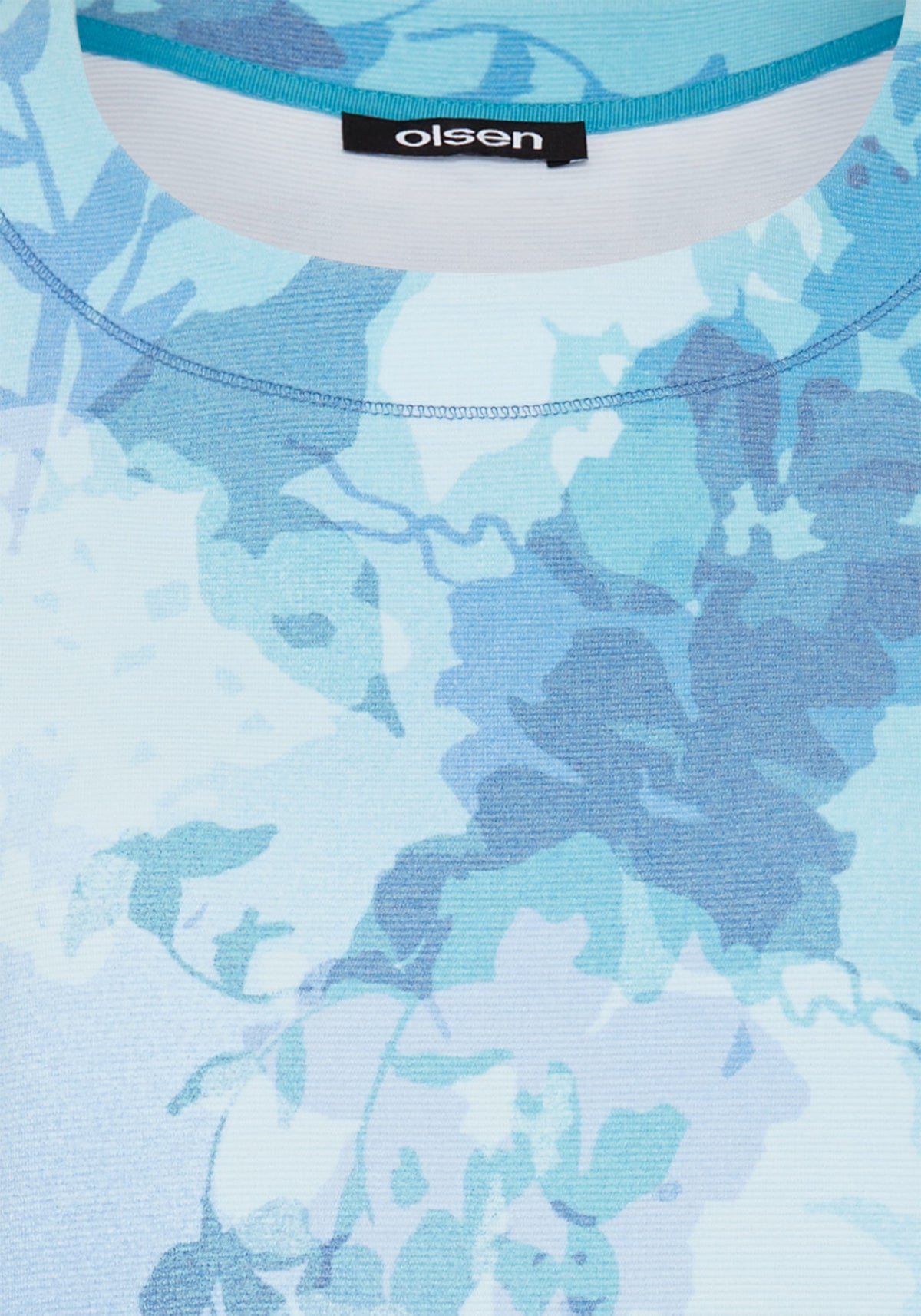Abstract Floral Print Shirt