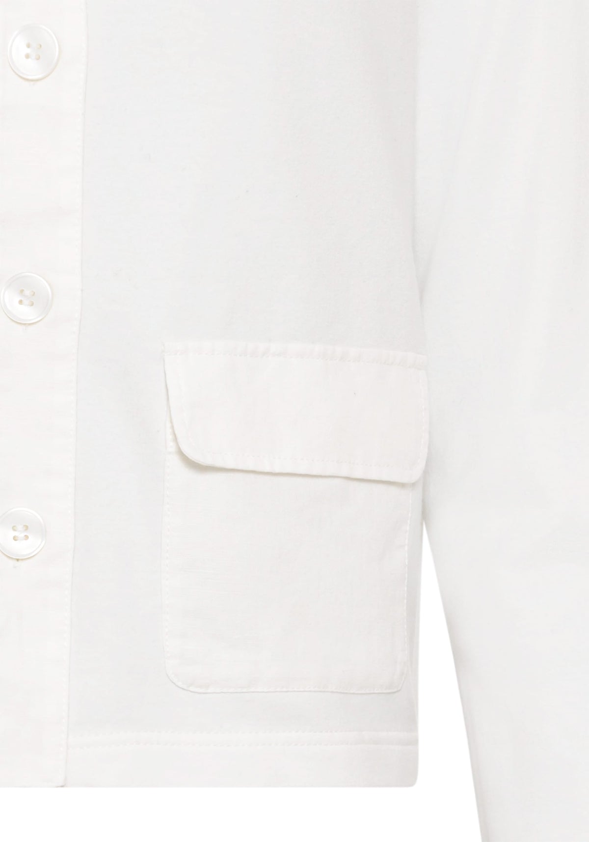 Mixed Media Cropped Jacket
