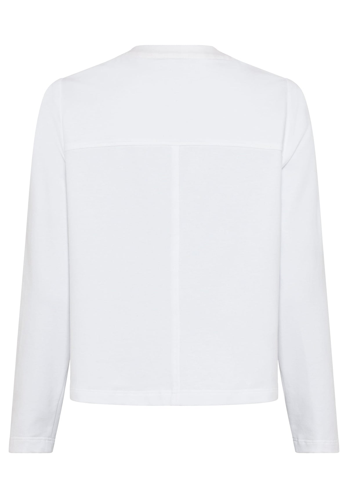 Mixed Media Zip Front Jacket