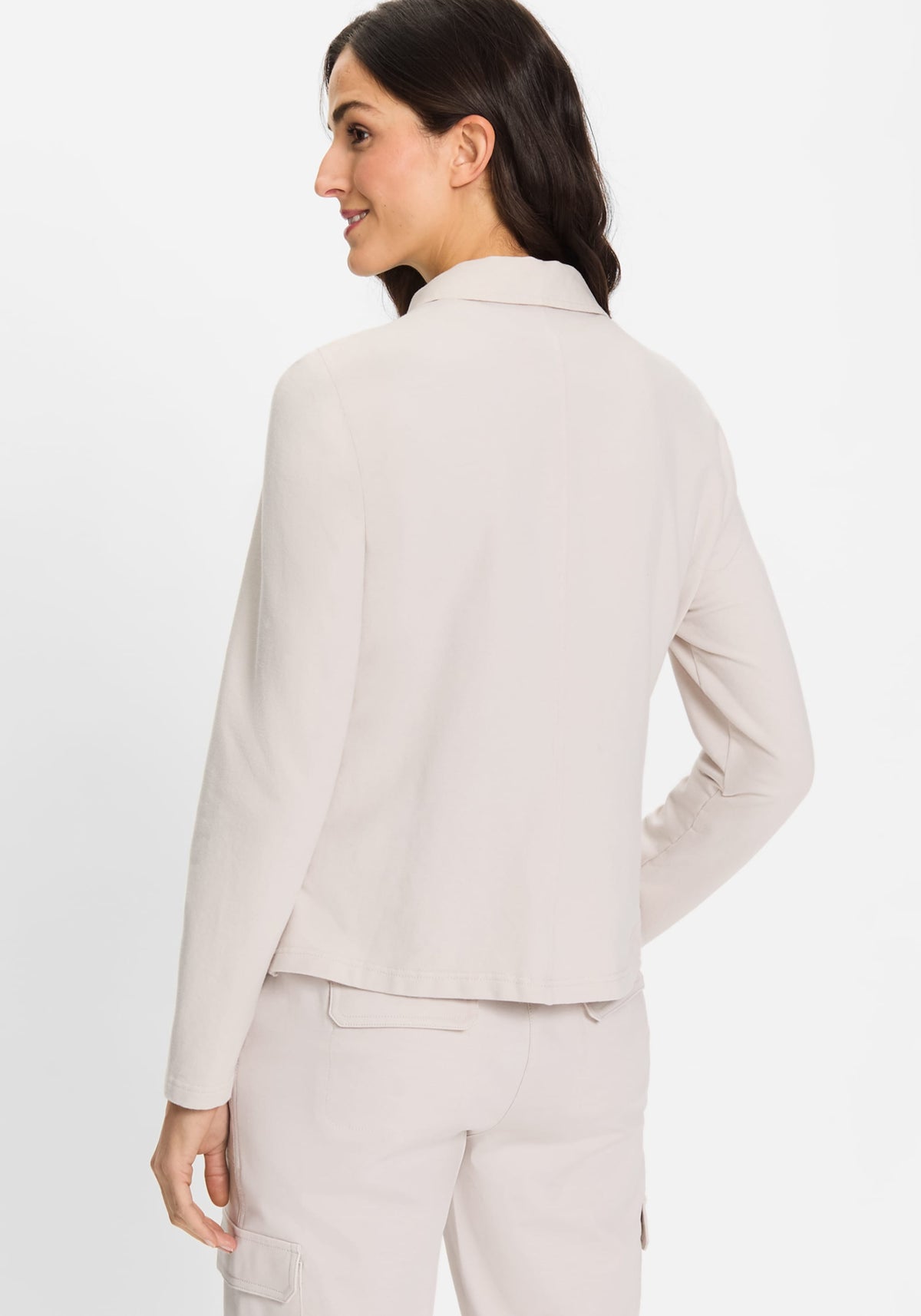 Linen Mixed Media Jacket