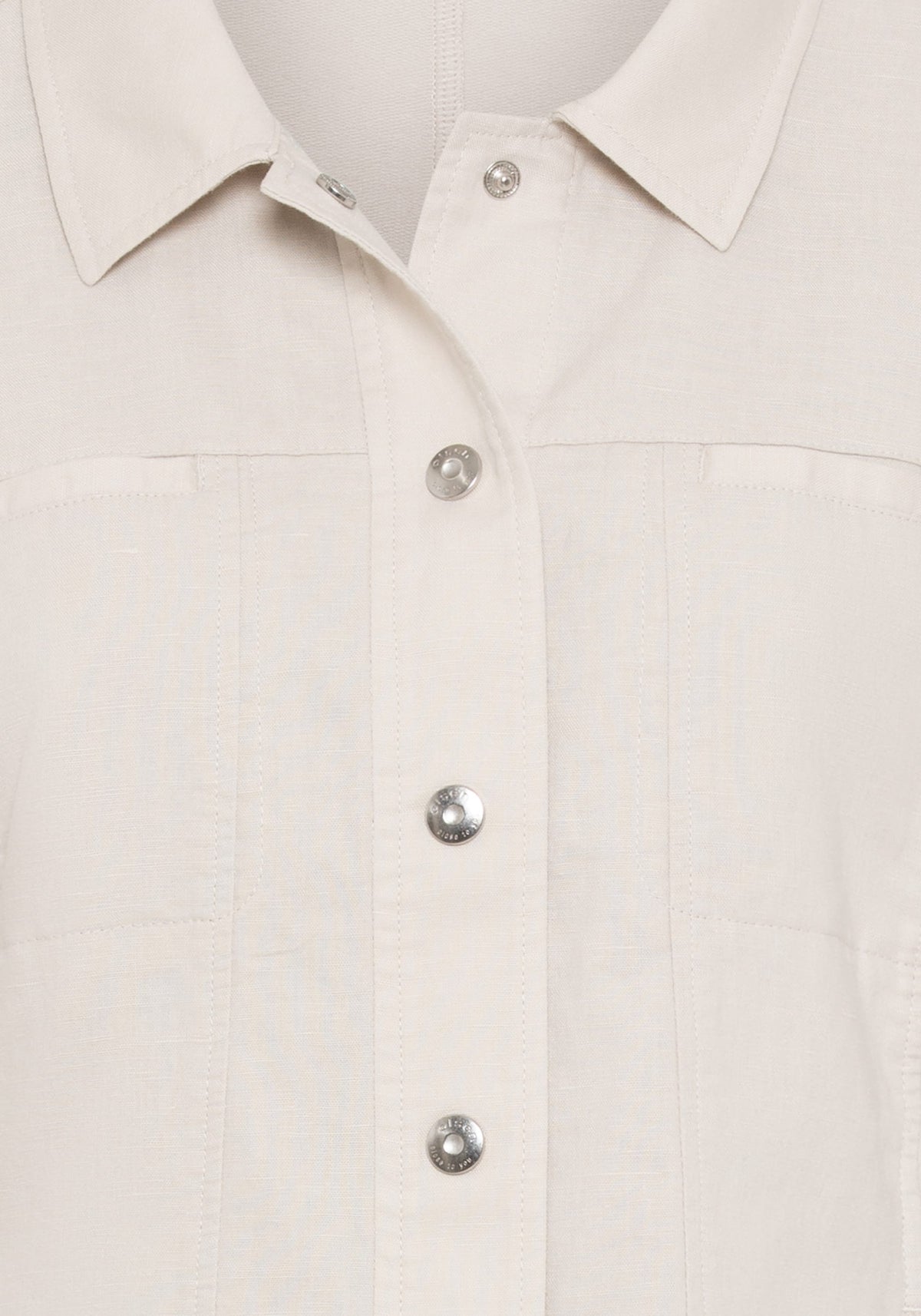 Linen Mixed Media Jacket