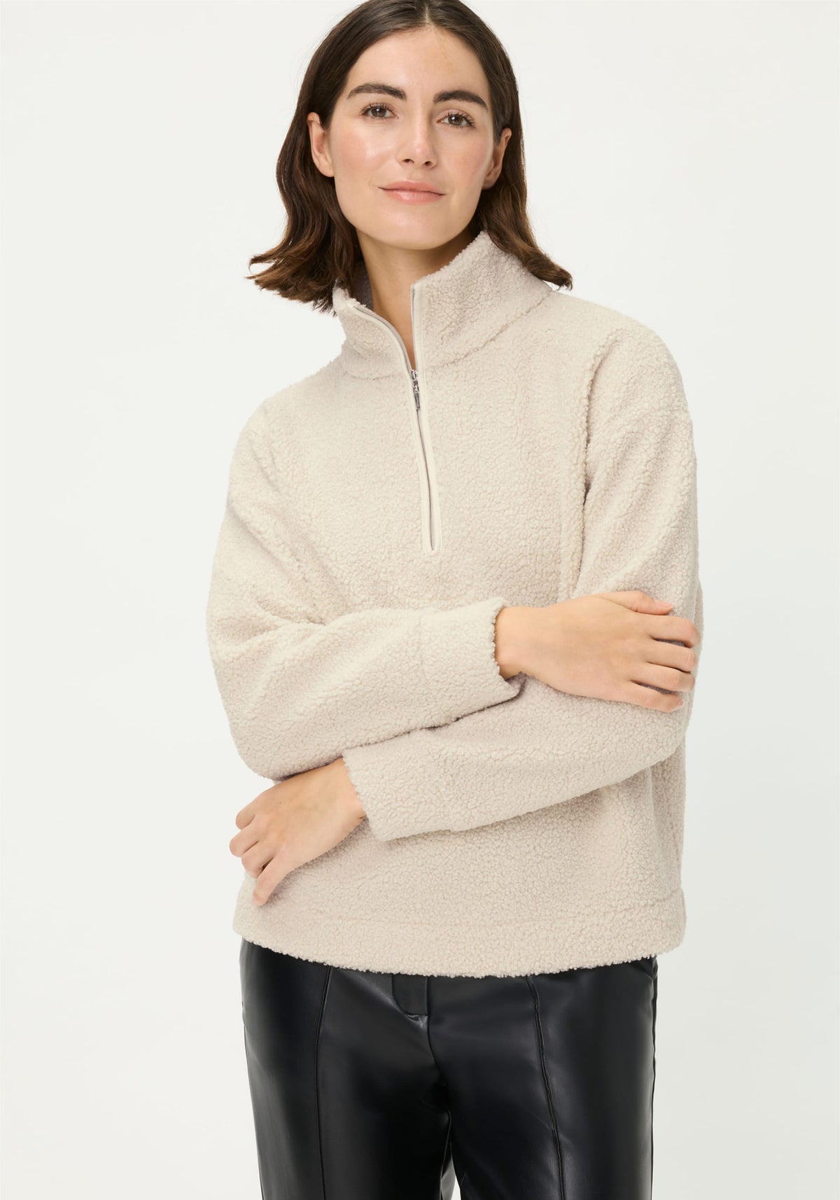 Faux Sherpa Pullover