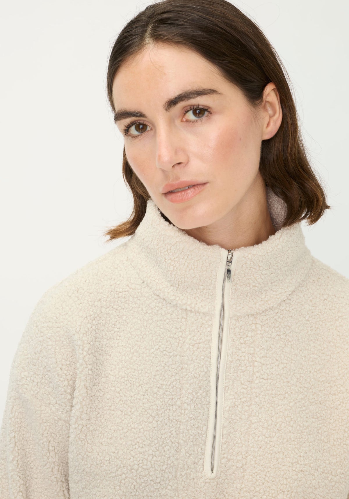 Faux Sherpa Pullover