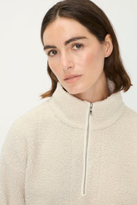1/4 Zip Mock Neck Sweater