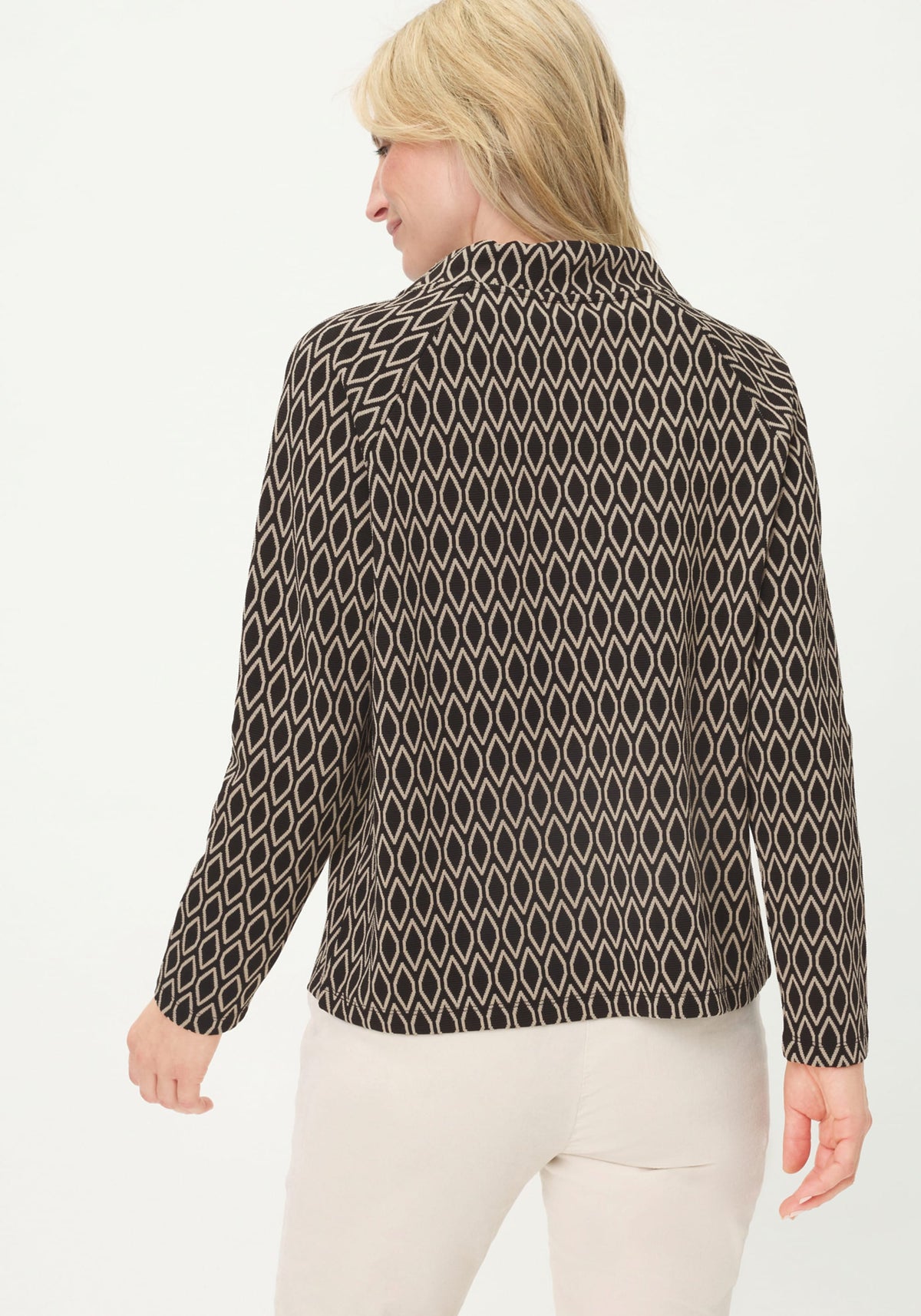 Top en jersey graphique