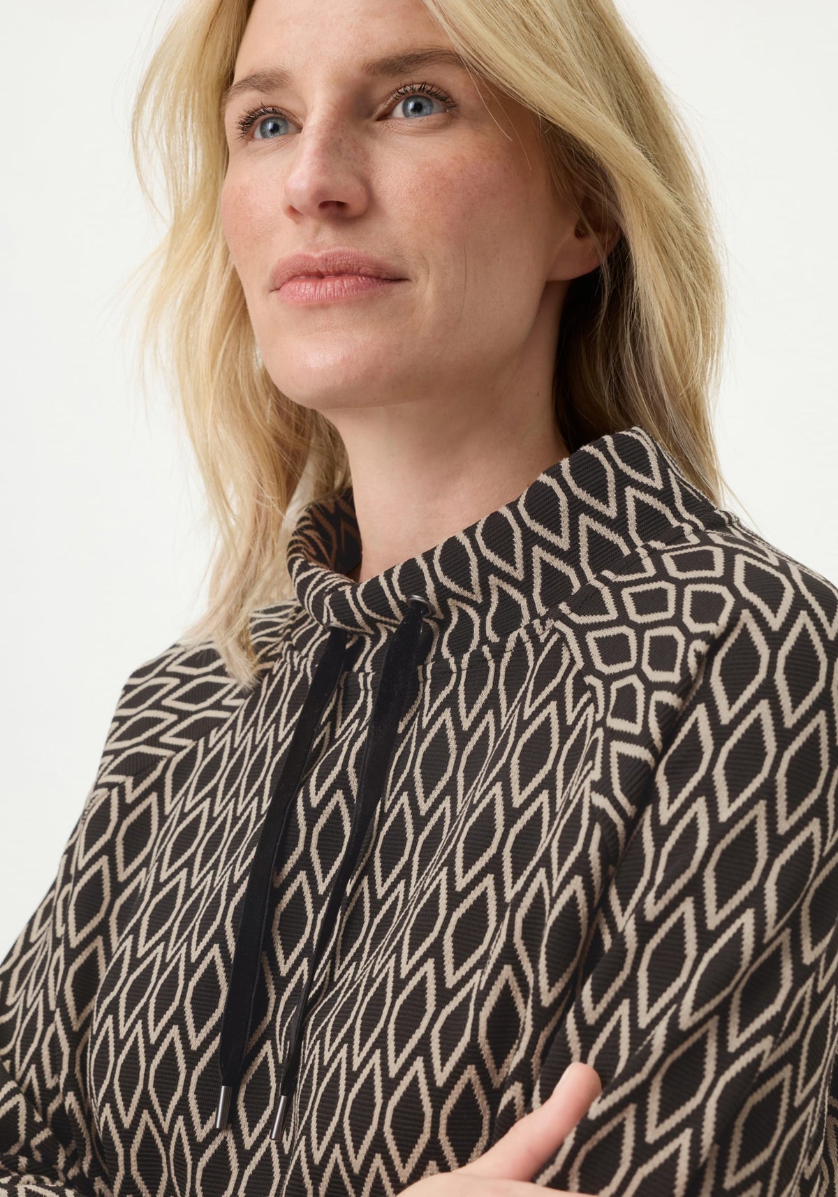 Top en jersey graphique