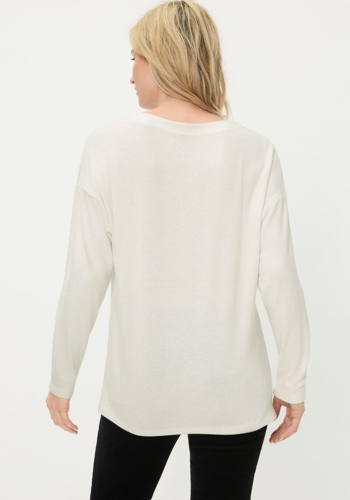 Top en jersey à motifs mixtes embellis