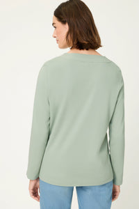 Placement Print Jersey Top