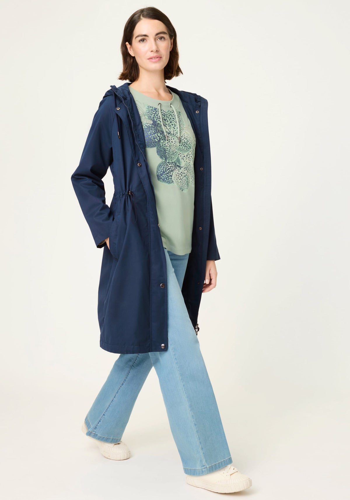 Top en jersey imprimé placement