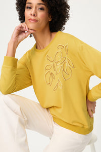 Embellished Jersey Top