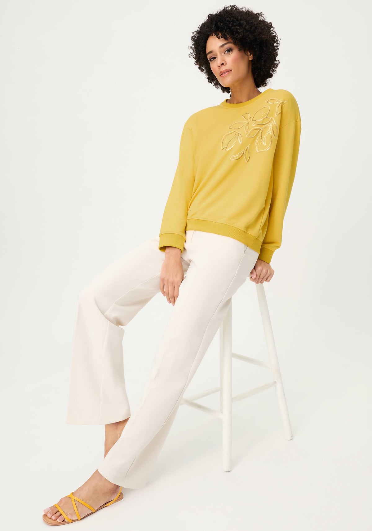 Embellished Jersey Top