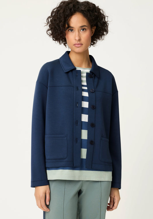 Veste en jersey tricoté