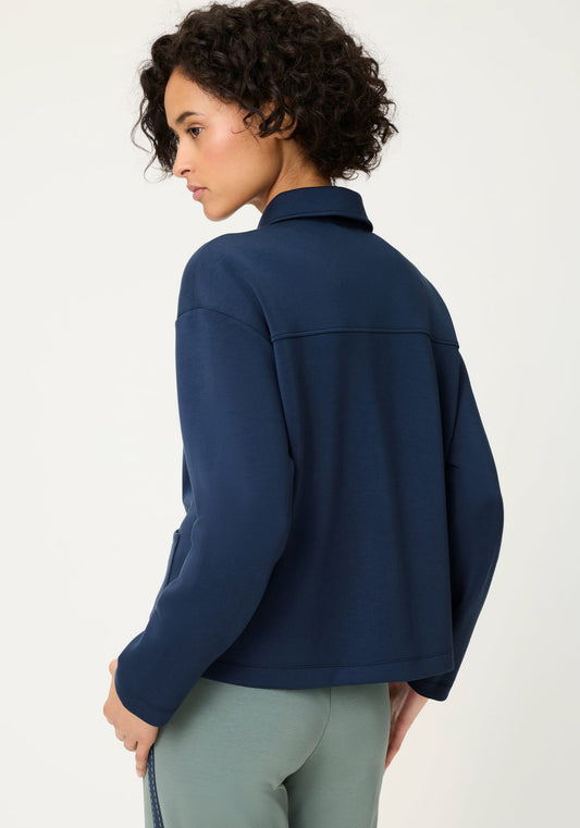 Veste en jersey tricoté