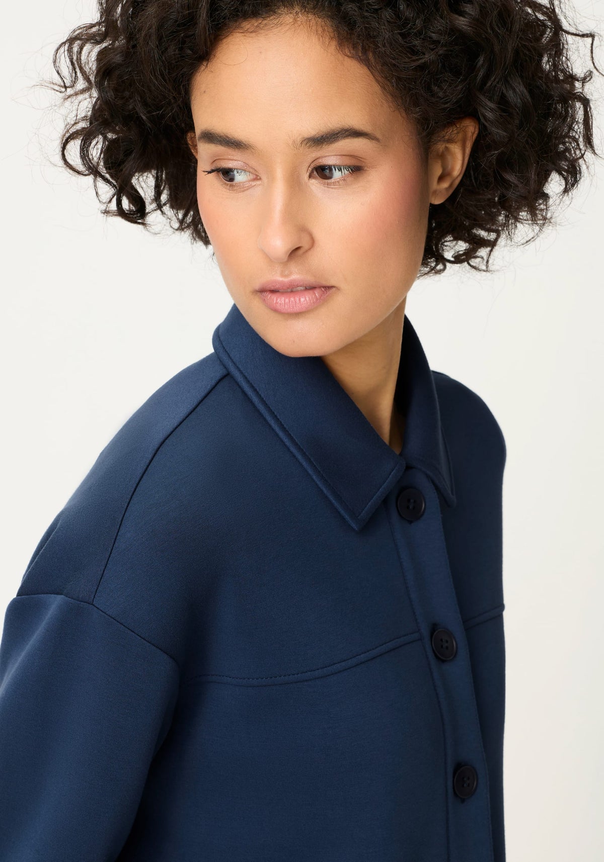 Veste en jersey tricoté