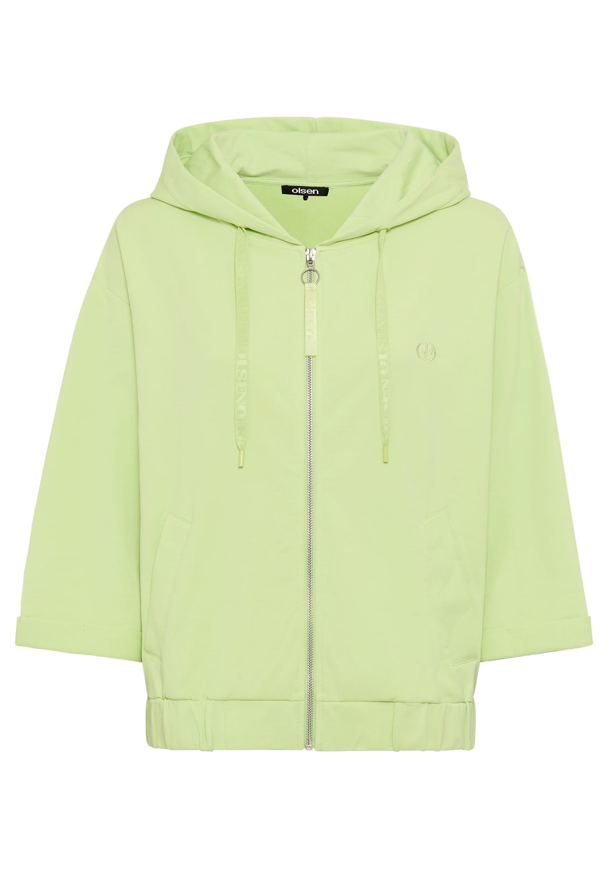 Hooded Jersey Zip Jacket