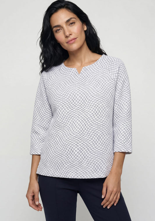 Jacquard Jersey Top