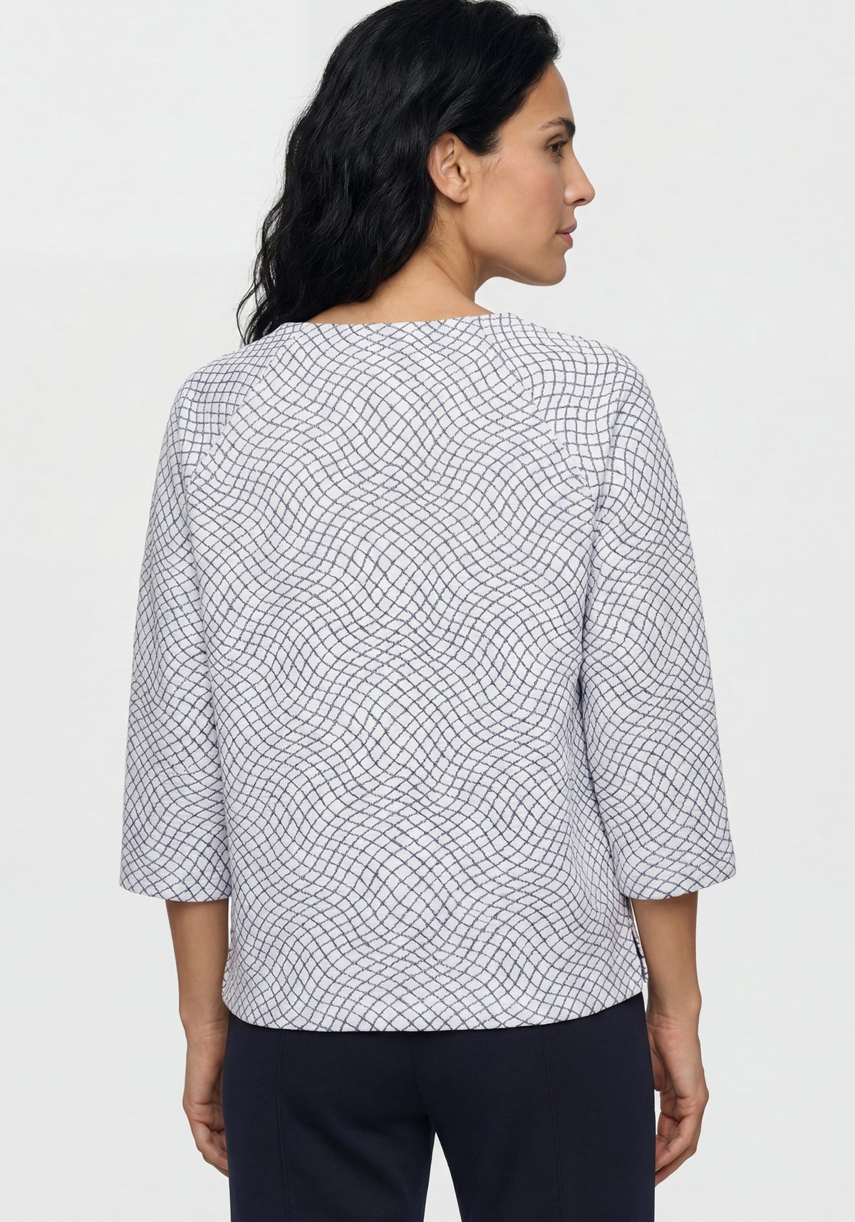 Jacquard Jersey Top