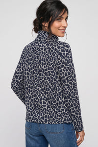 Funnel Neck Jersey Top