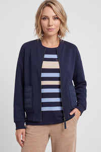 Jersey Knit Zip Jacket