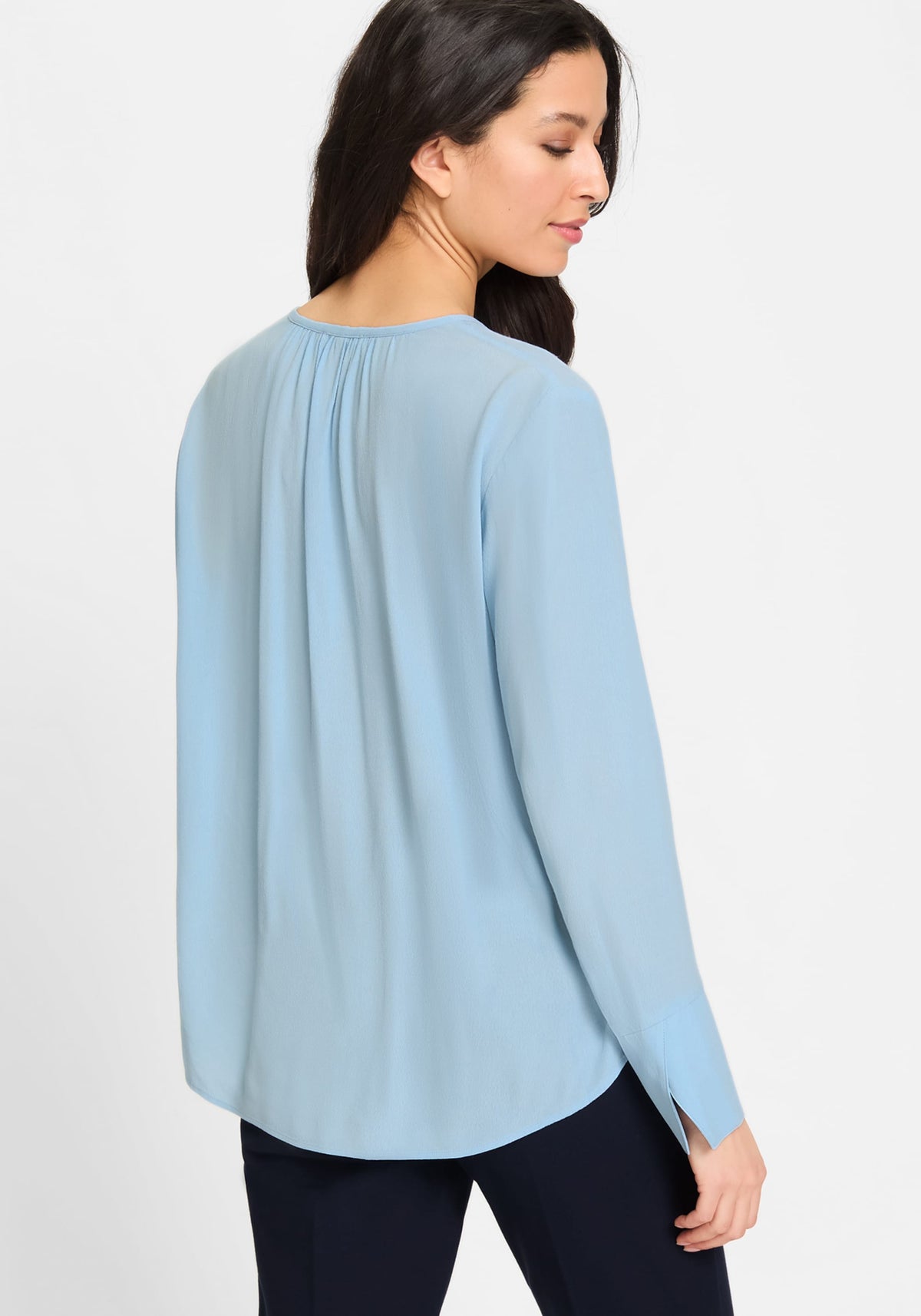 Solid Tunic Blouse