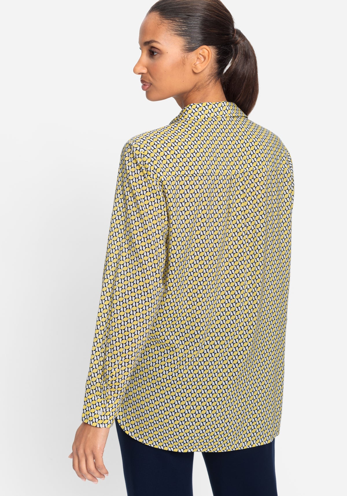 Allover Geo Print Shirt